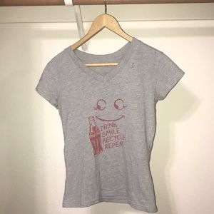 coca cola grey tee.